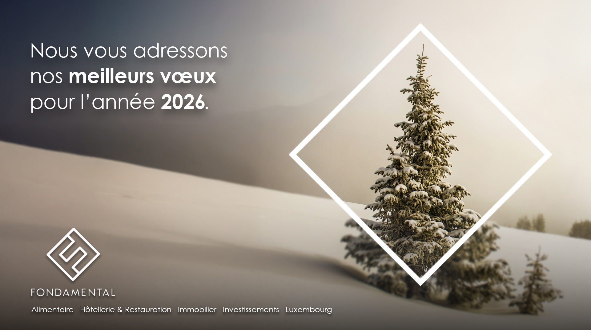 Fondamental Group vous souhaite une excellente année 2026 !